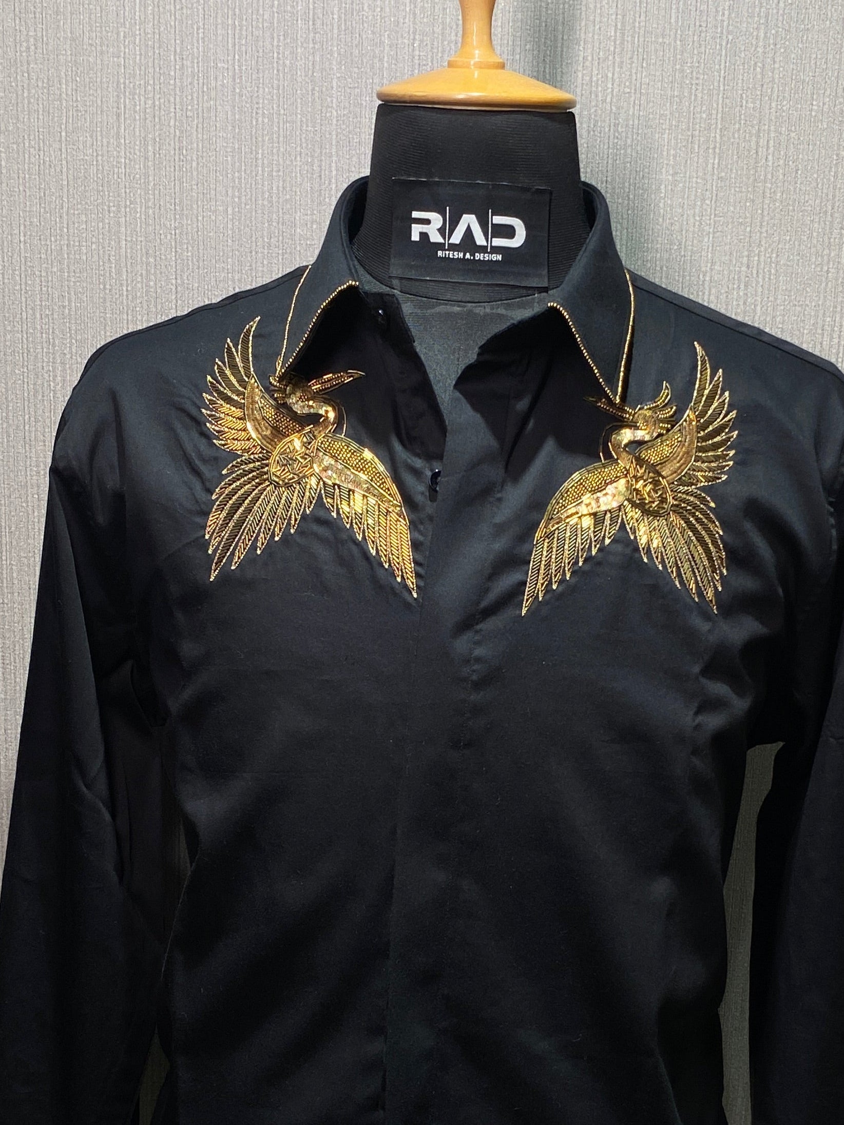 Black Golden Phoenix Shirt