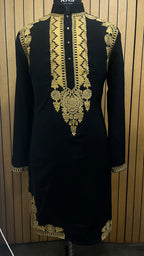 Royal Noir Handcrafted Kurta