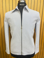 Arctic Pinstripe Zip Jacket