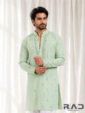 Mint Breeze Handcrafted Kurta