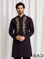Royal Plum Handcrafted Kurta Set