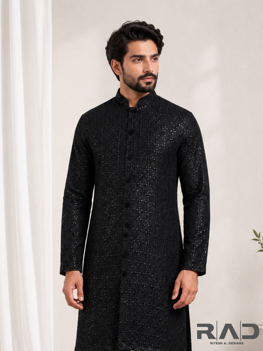 Black Onyx Kurta