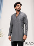 Grey Mirror Kurta