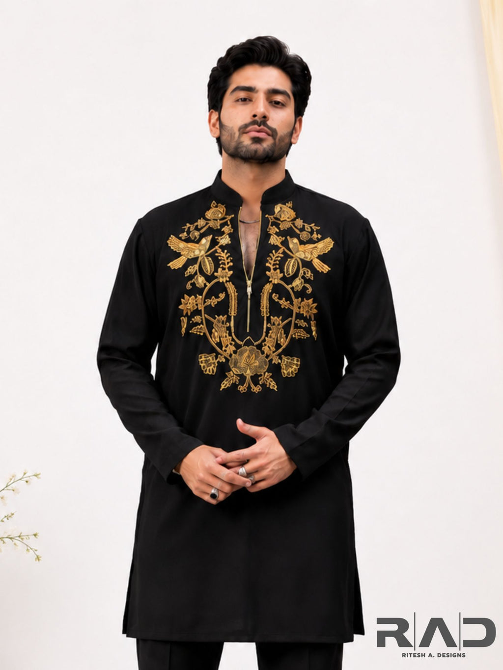 Golden Bird kurta