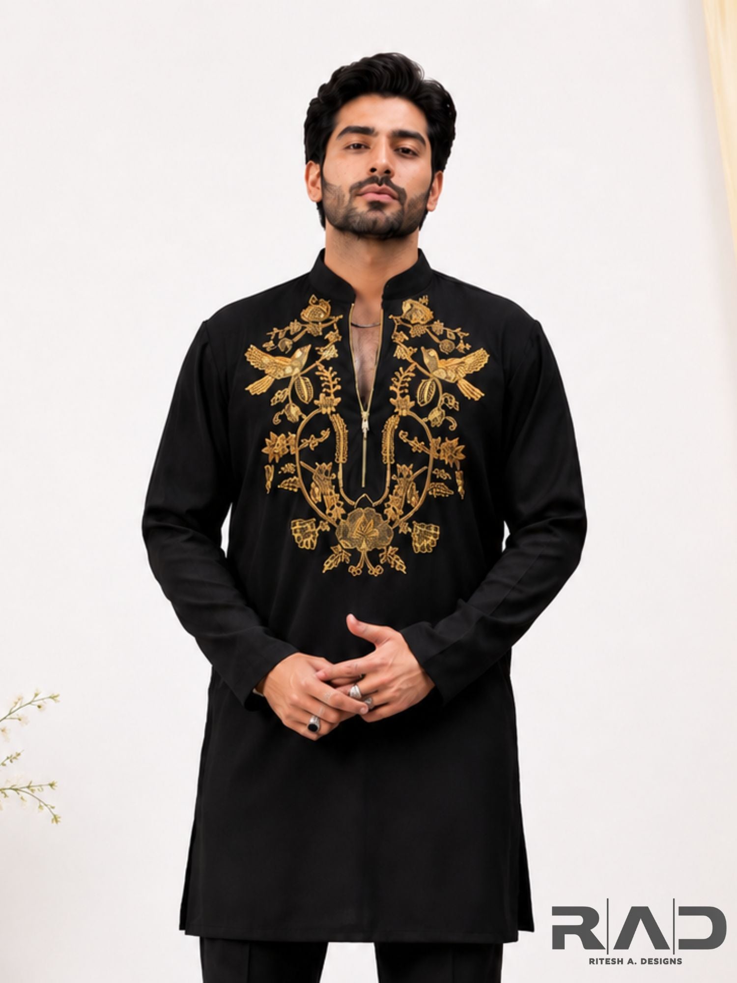 Golden Bird kurta