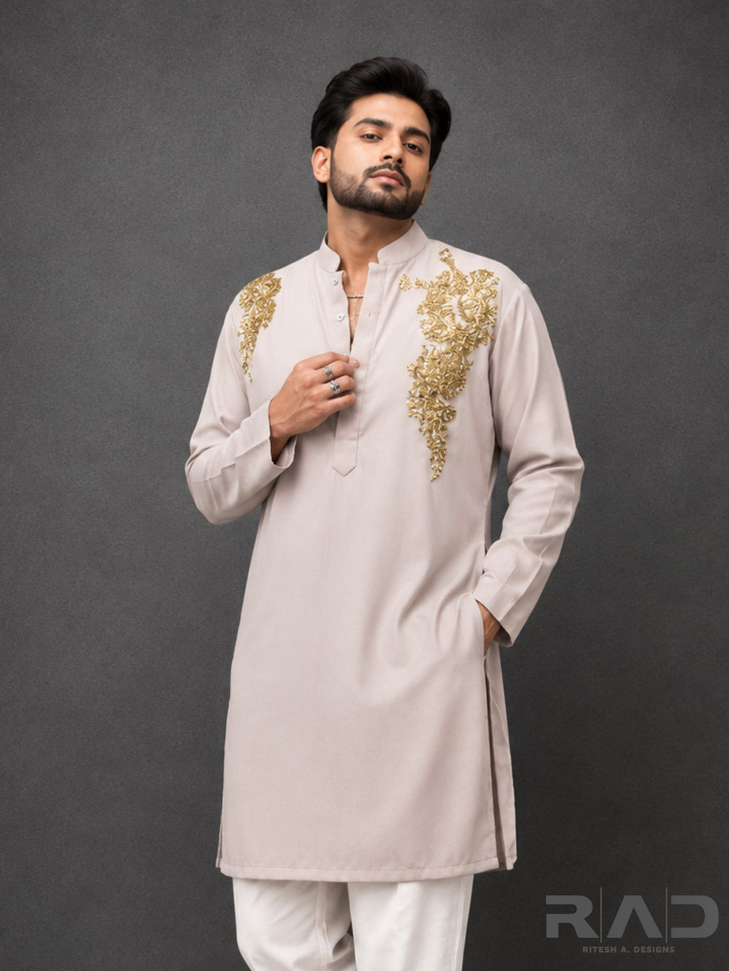 Beige Radiance kurta