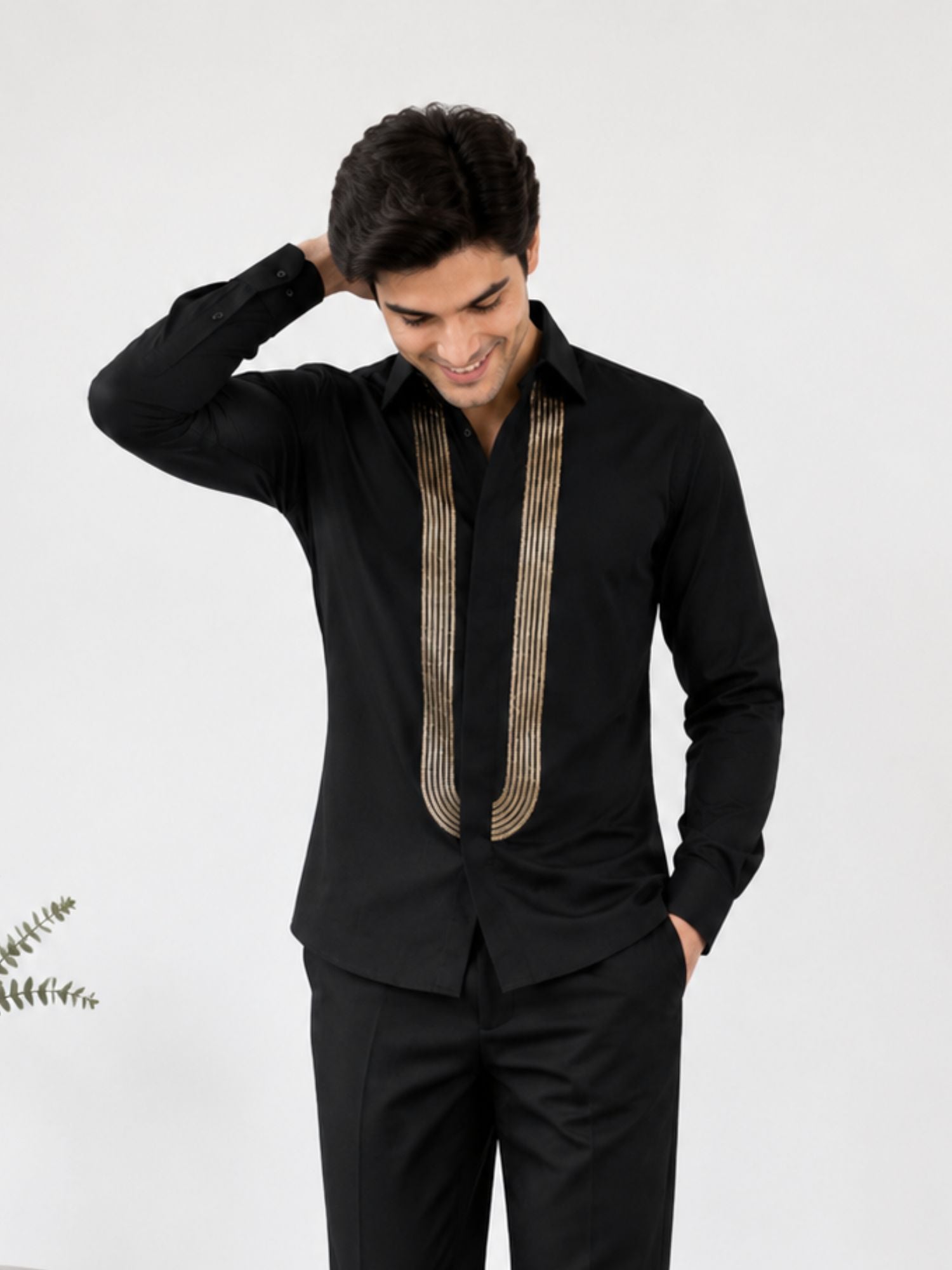 Golden Panel Shirt