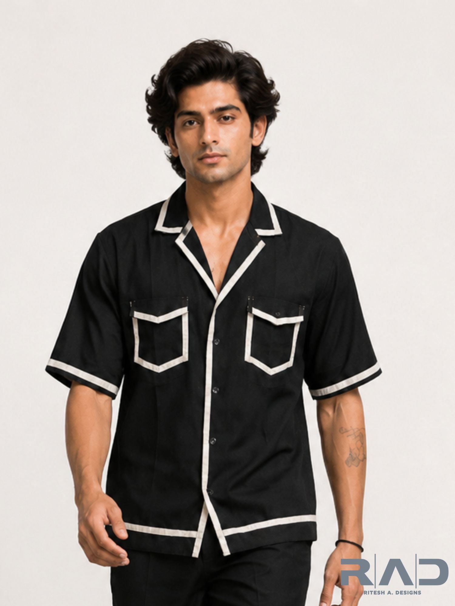 Black & White Resort shirt