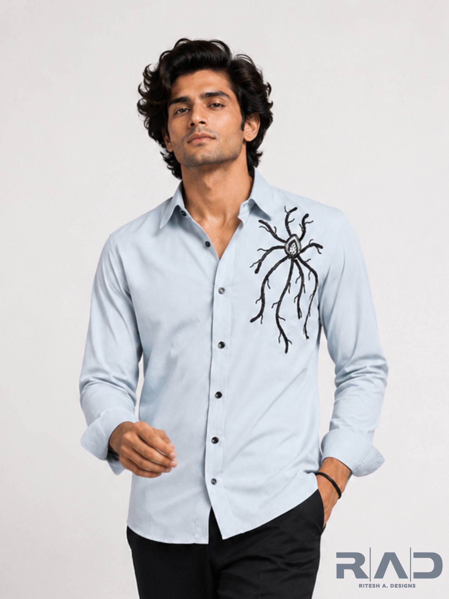 Blue Tentacles  Shirt