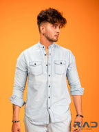 Sky Blue Denim Shirt