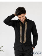 Golden Panel Shirt