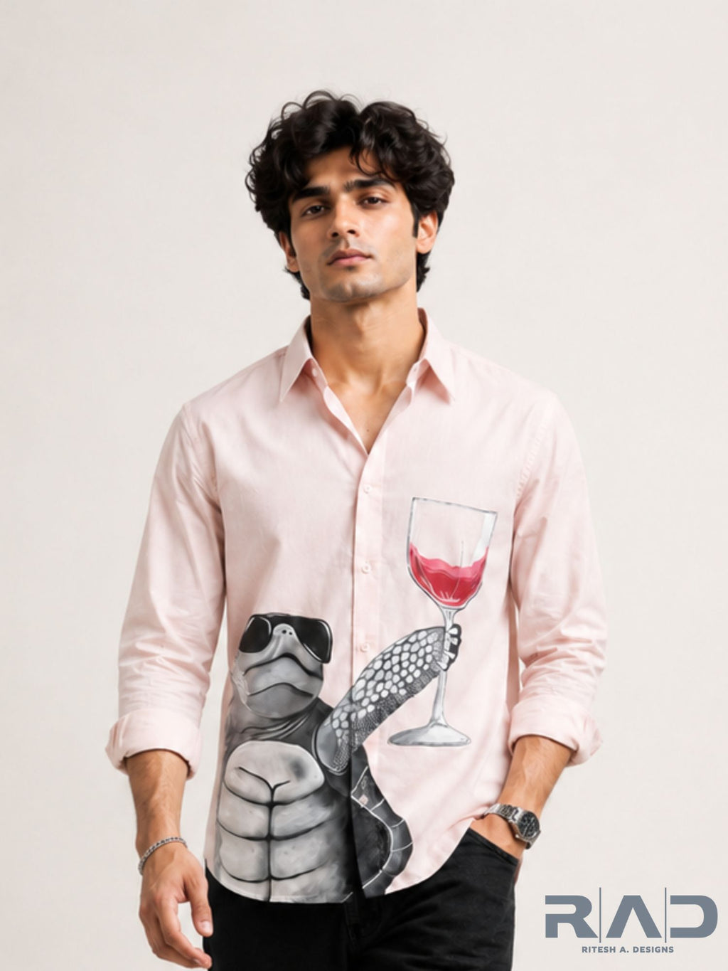 Wine Glass Graphic Shirt