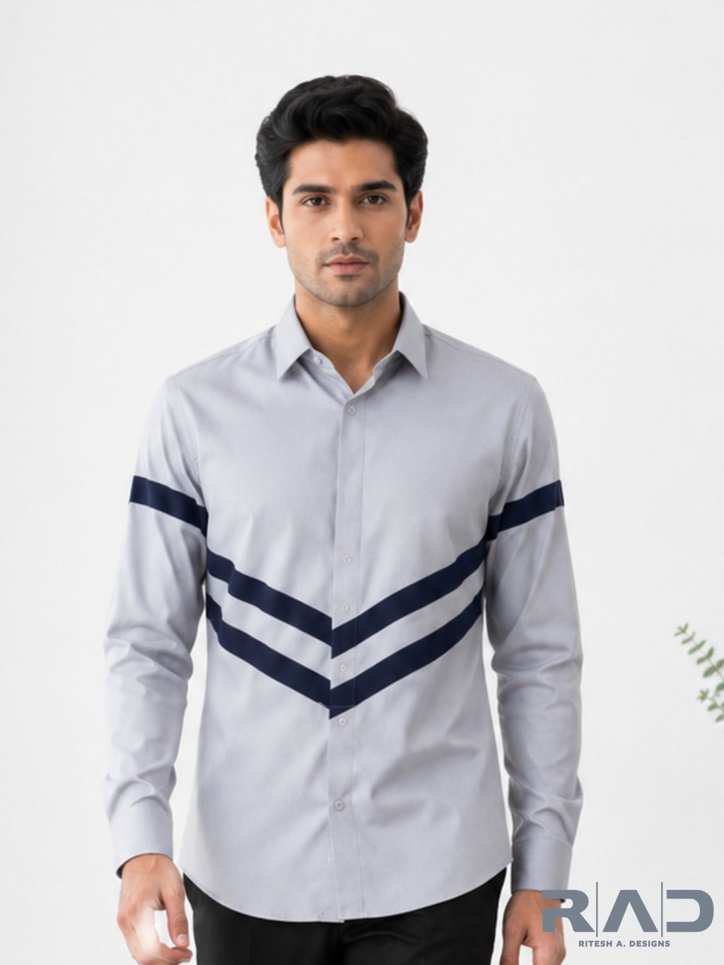 Dual Stripe Designer Shirt