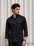 Black Embellished Shirt