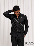 Black X-Line Designer Shirt