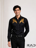 Black Golden Phoenix Shirt