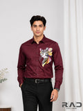 Cat Art Formal Shirt