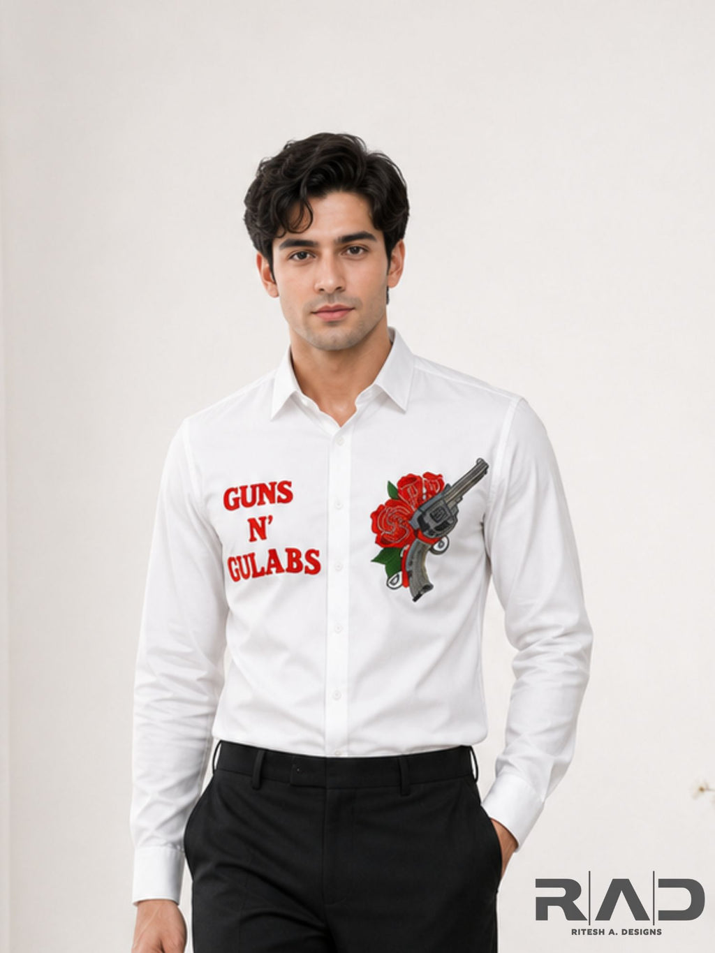 Guns N Gulabs Designer Shirt