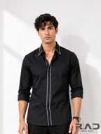 Black Contrast Shirt