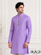 Lavender Luxe Handcrafted Kurta