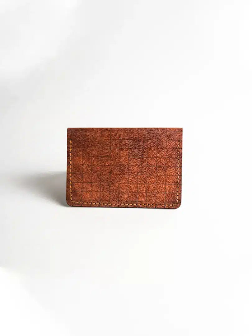 Leather Mesh Wallet