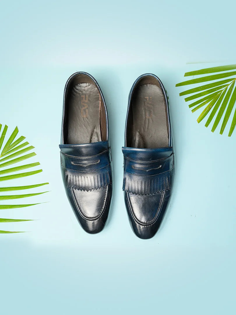 Frill Blue Loafer