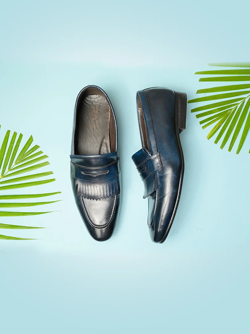 Frill Blue Loafer