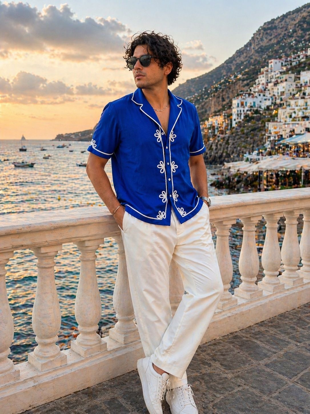 Royal Blue Cord Shirt