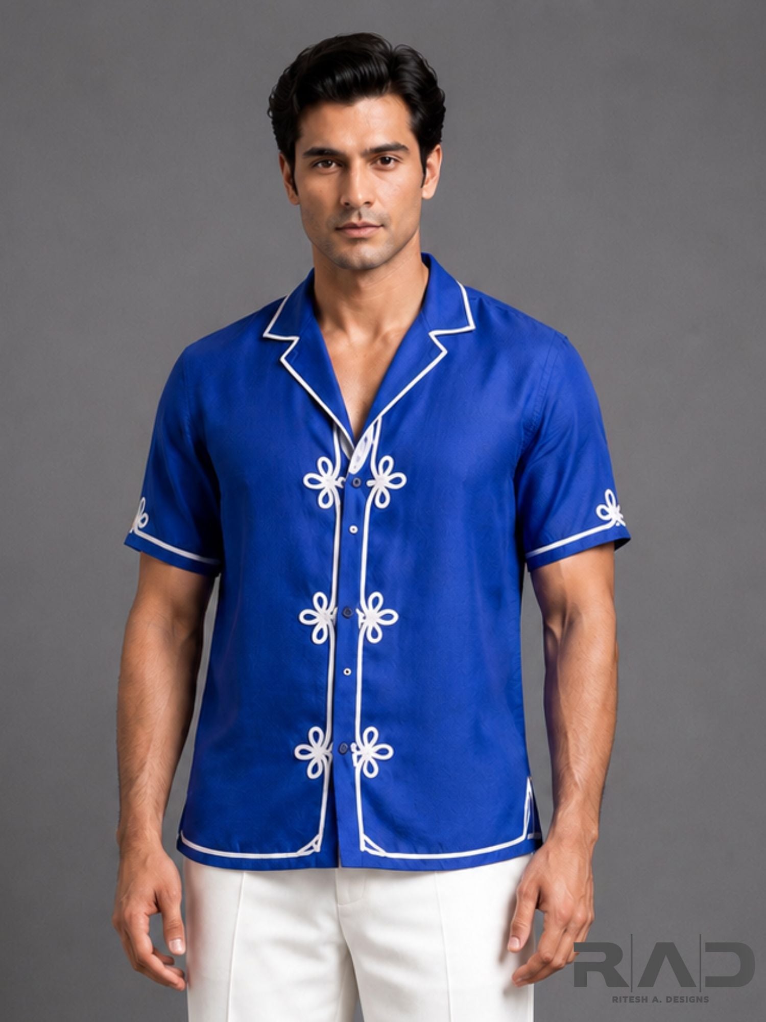 Royal Blue Cord Shirt