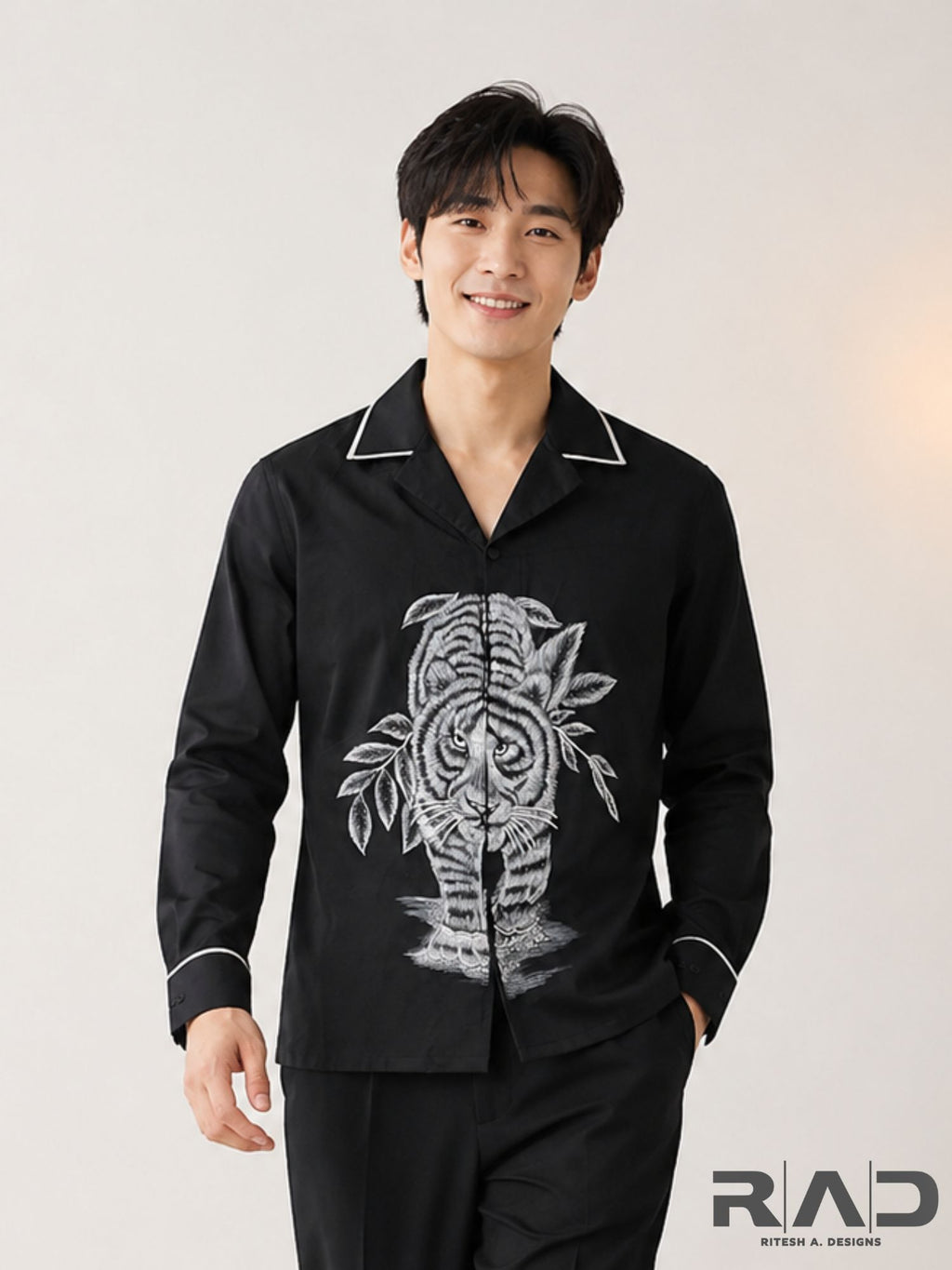 Monochrome Tiger Shirt