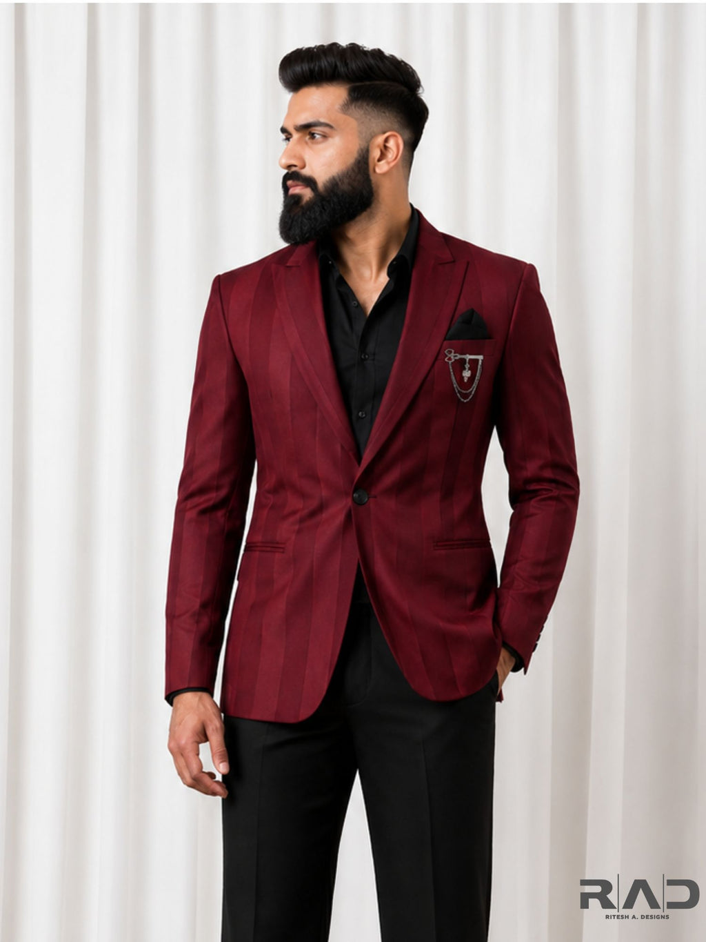 Wine Elegance Suit