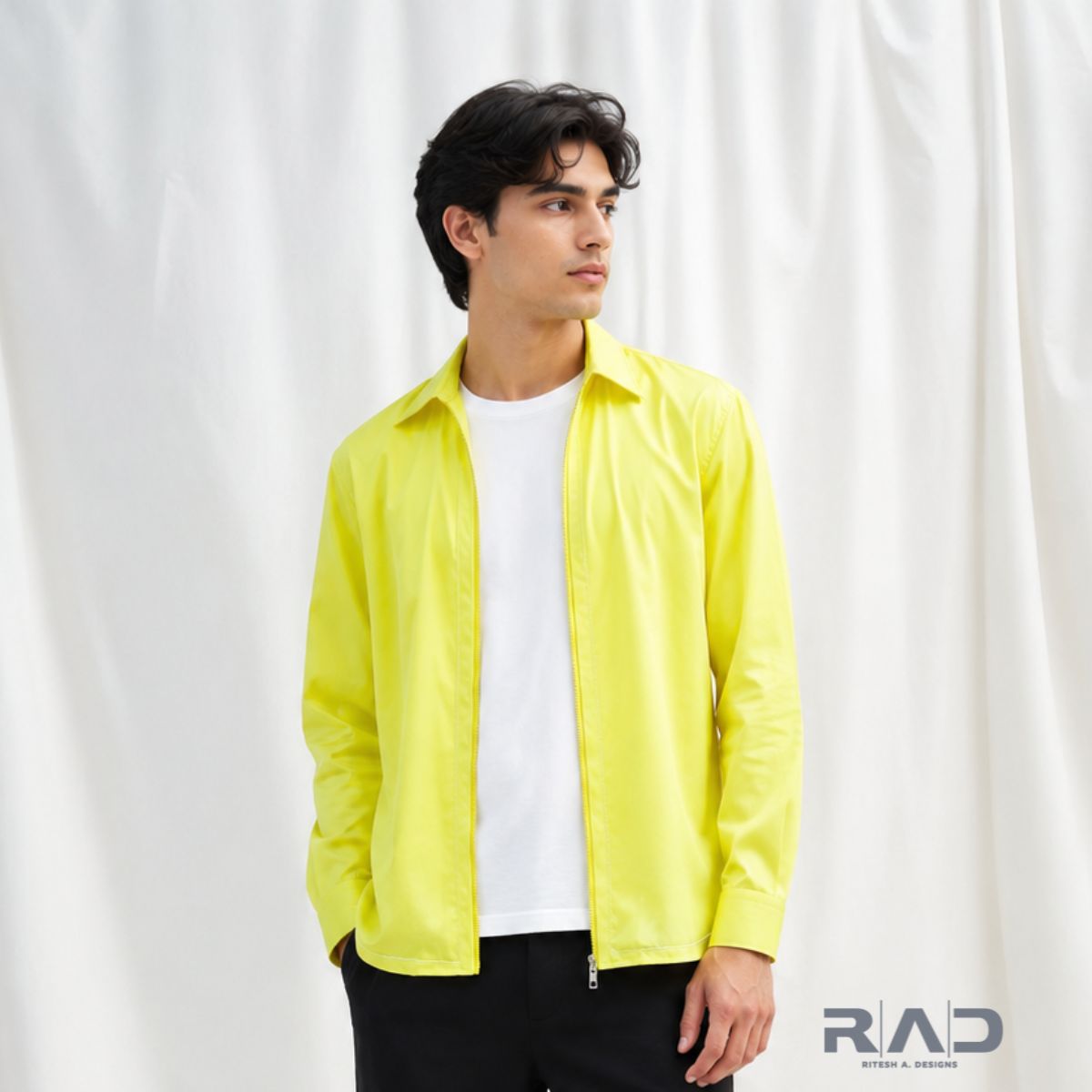 Lime Luxe Zip-Up Jacket