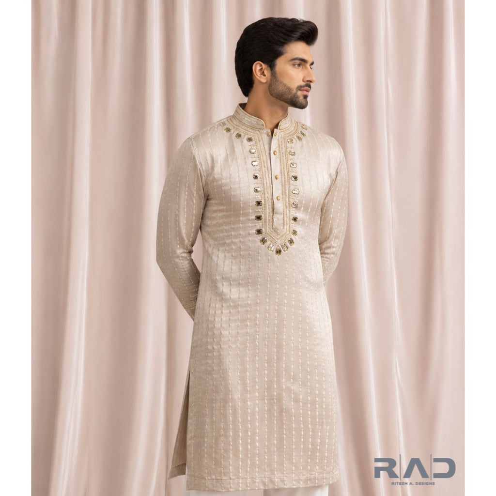Champagne Aura Kurta Set