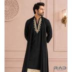Noir Sultan Tassel Kurta Set