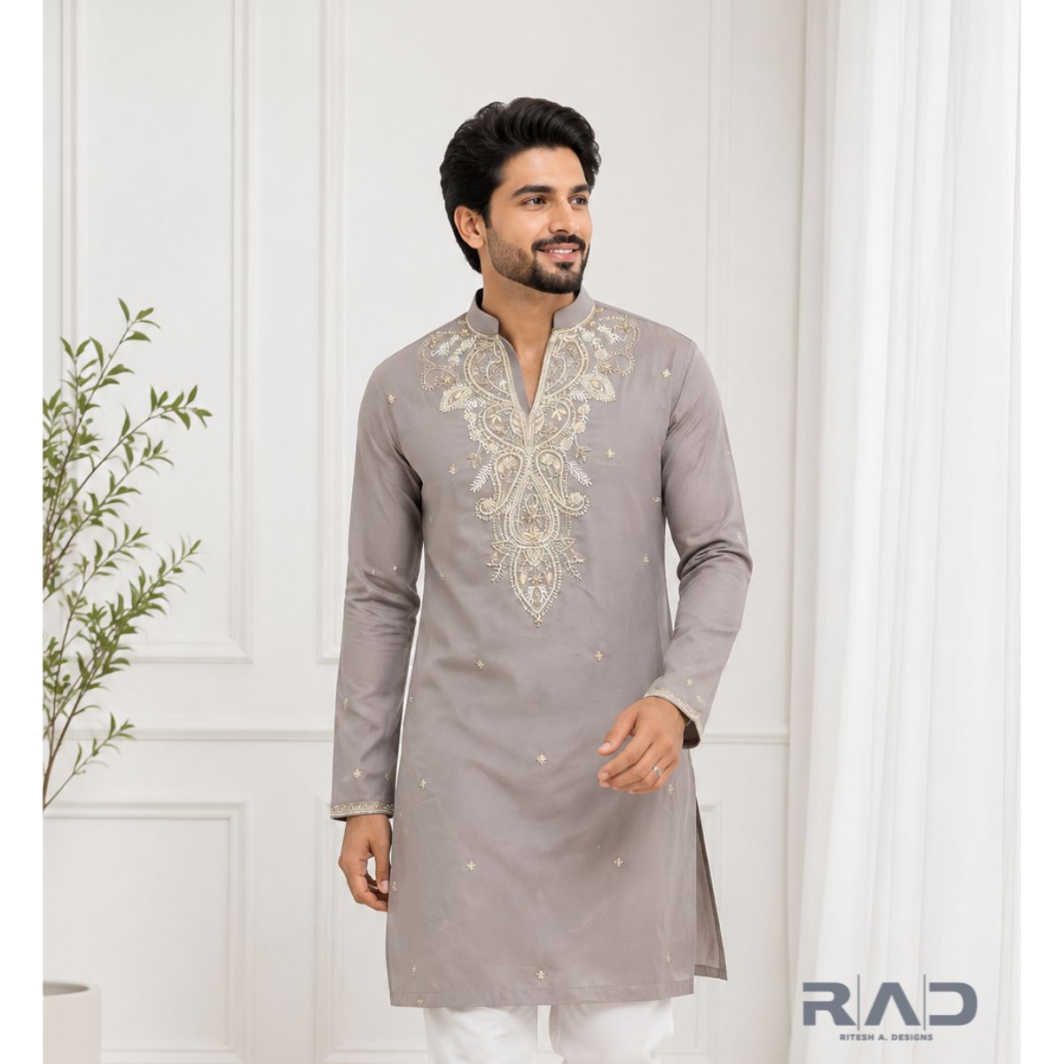 Silver Ash Regal Kurta