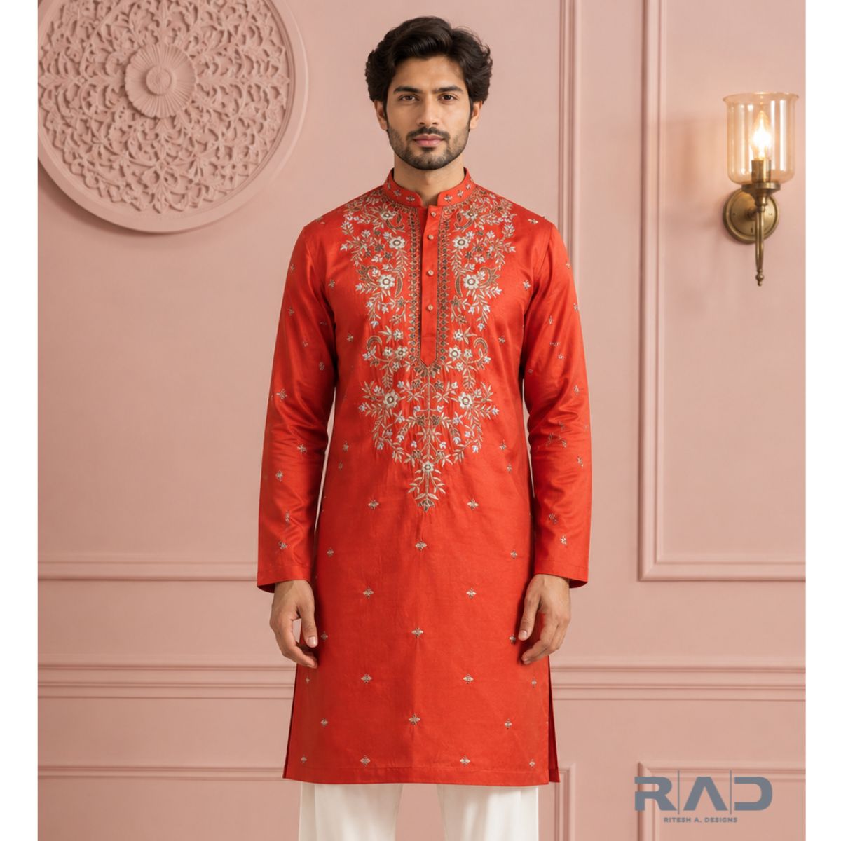 Surkh Noor Embroidered Kurta