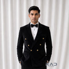 Elite Noir Double-Breasted Tuxedo