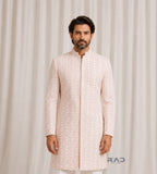 Nooran Pink Achkan