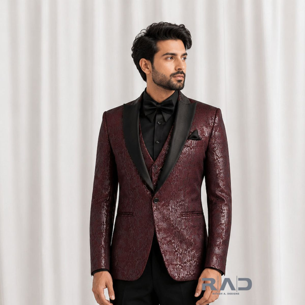 Bordeaux Luxe Tuxedo