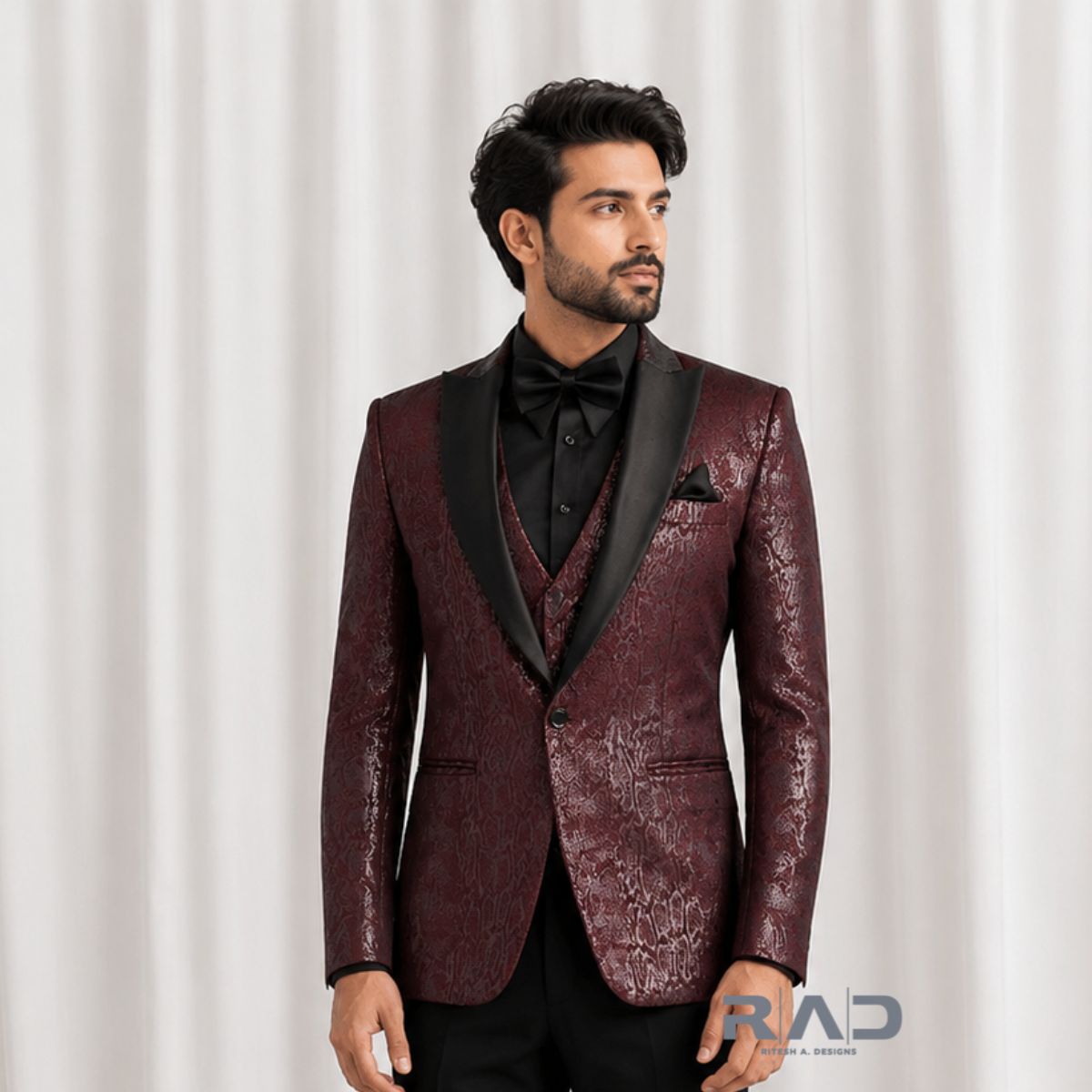Bordeaux Luxe Tuxedo