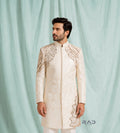 Aurum Ivory Achkan