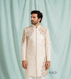 Aurum Ivory Achkan
