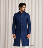 Aubergine Elegance Achkan