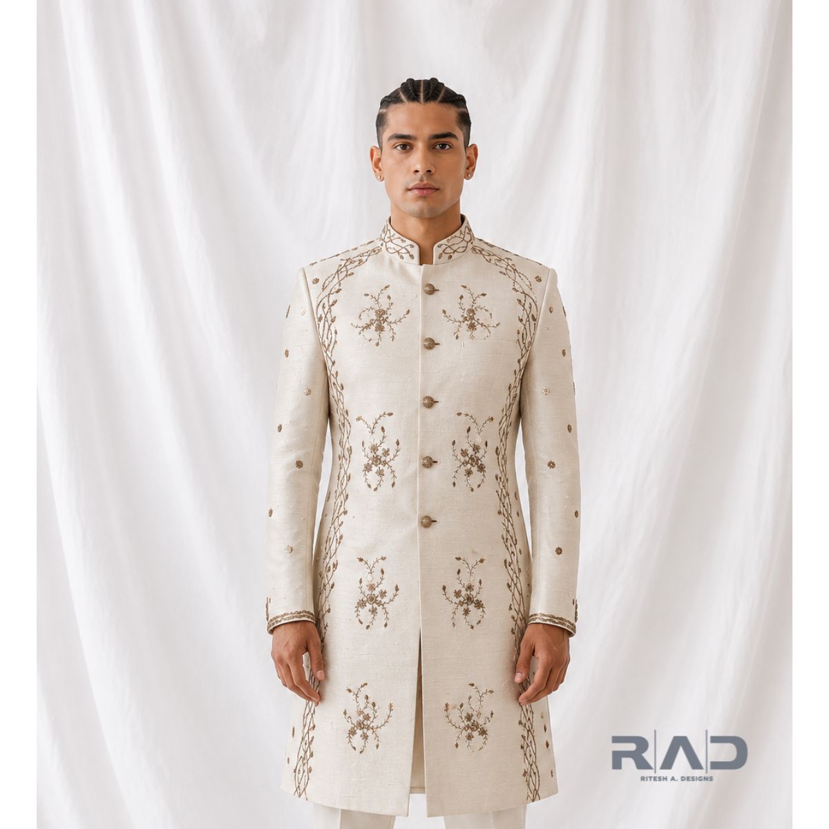 Raj Tilak Ivory Sherwani
