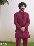 Surkh- Shrug Set