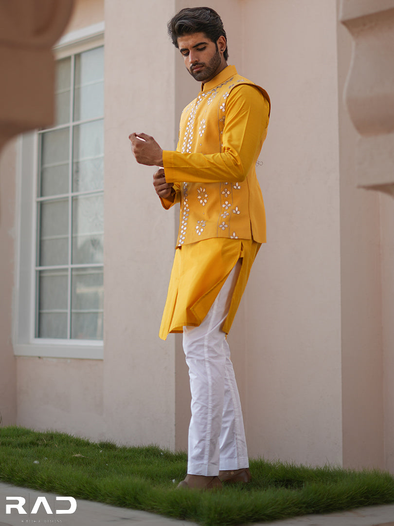 Mustard Yellow Gotta Patti