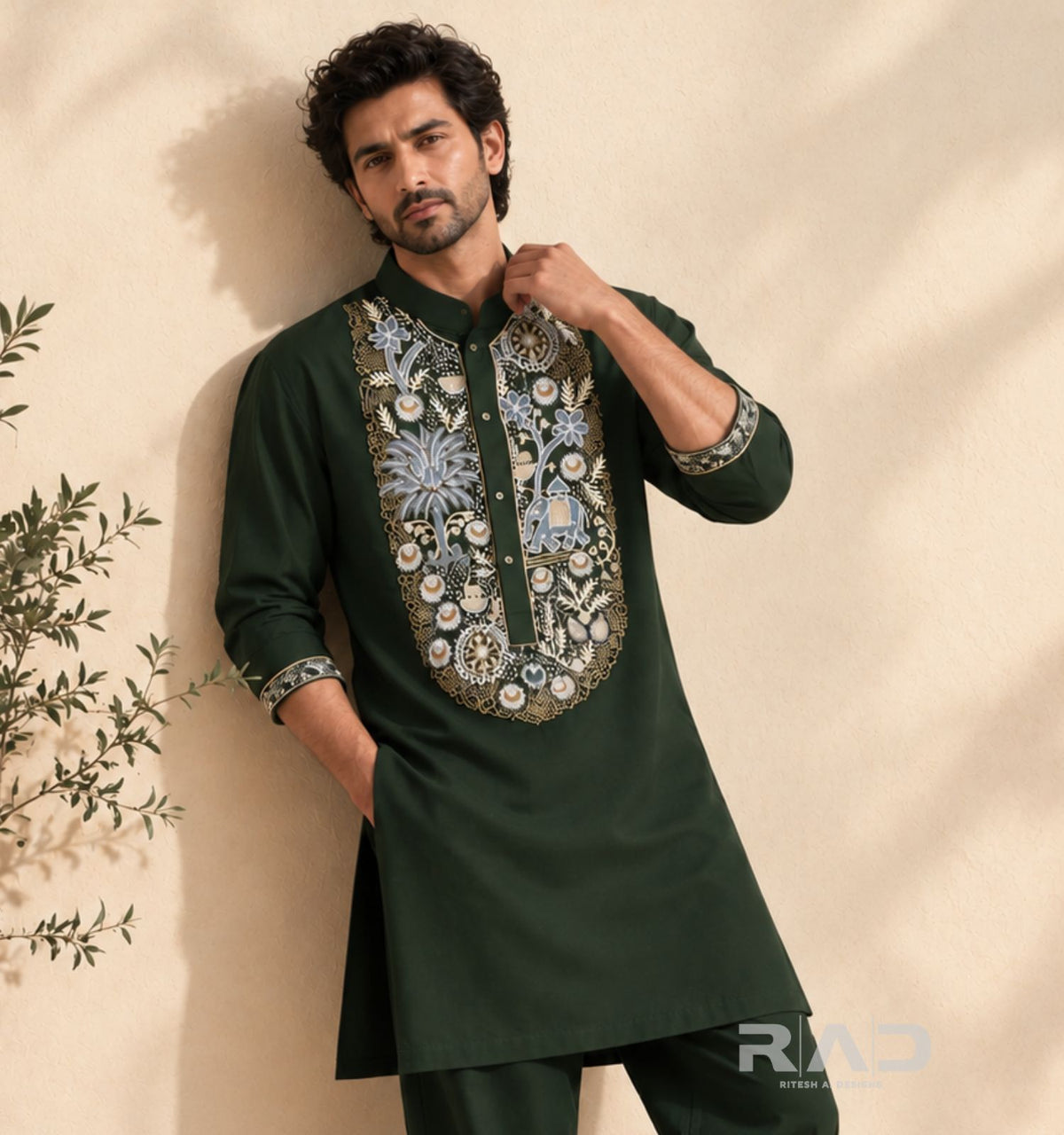Shahi Zardozi Kurta
