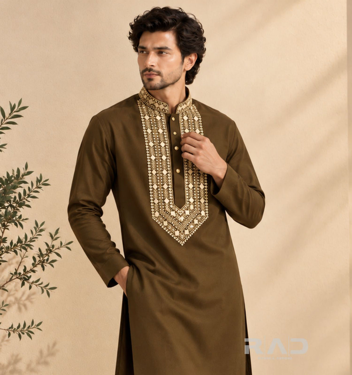 Antique Gold Kurta set