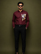 Cat Art Formal Shirt