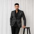 Charcoal Crest- Suit